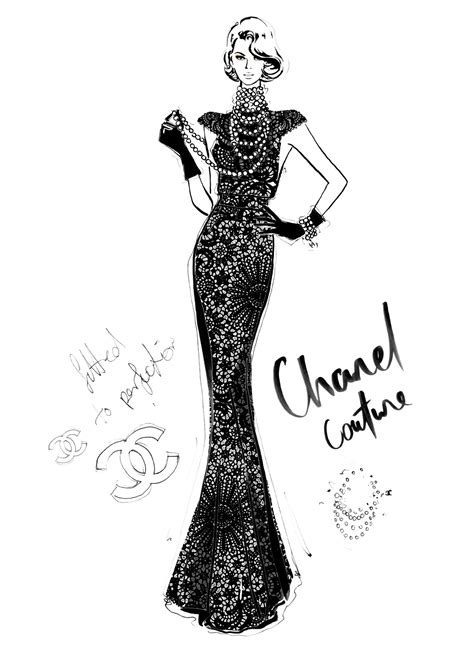 megan hess black and white chanel|megan hess fashion illustrator.